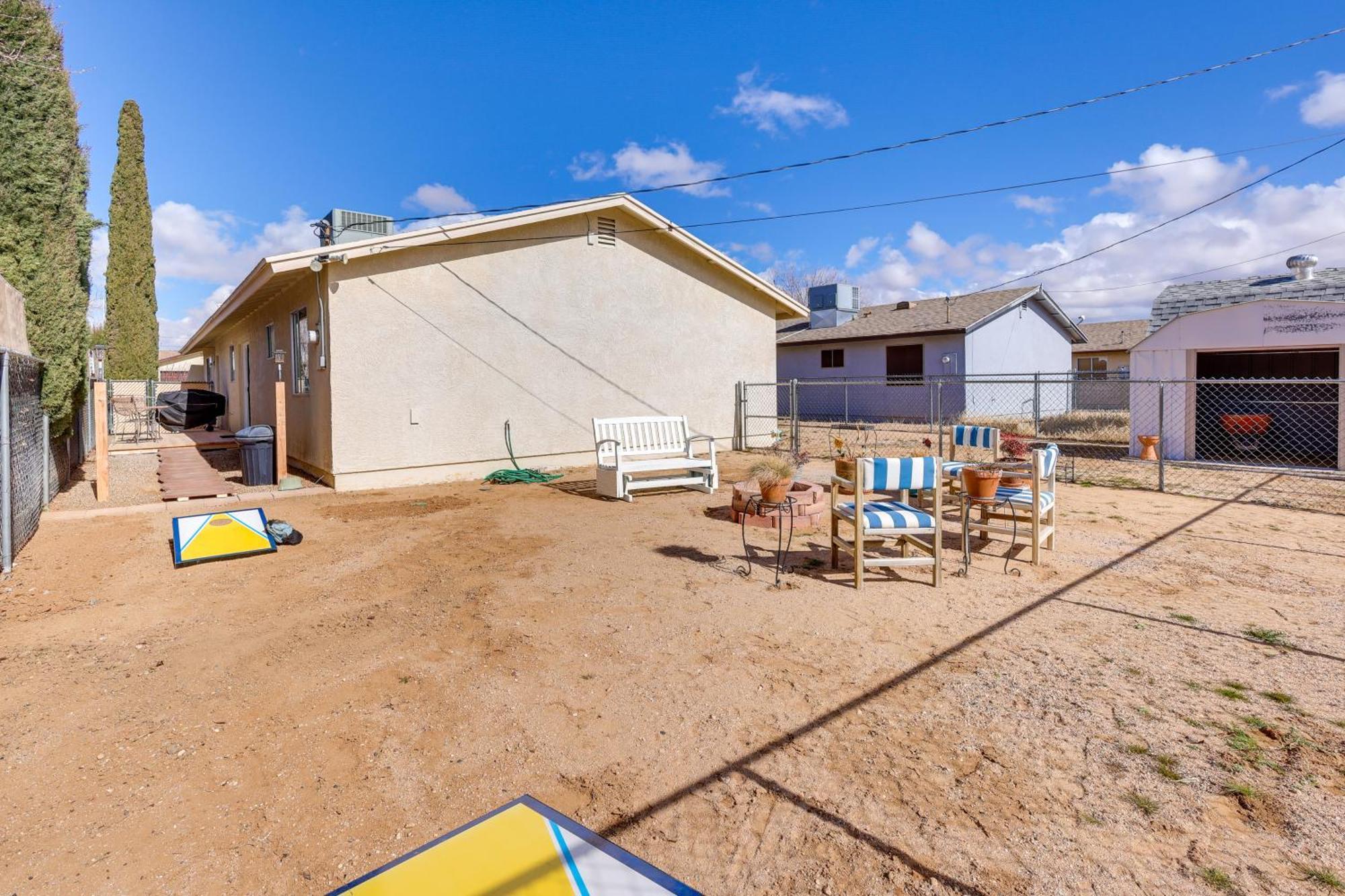 Kingman Vacation Rental With Yard And Fire Pit Eksteriør billede